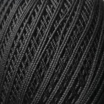 Bassoon Reed Thread Wrapping (260m, cotton) - Black - Crook and Staple