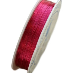Brass Oboe Reed Wire (Pink, 0.3mm thick, 28m long) - Crook and Staple